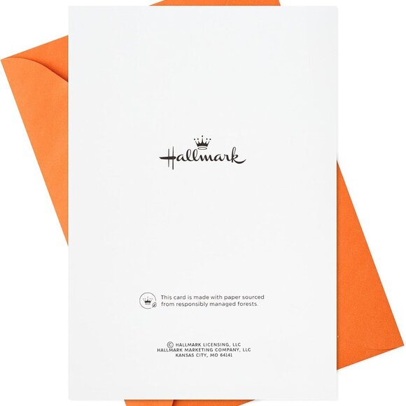 NEW Halloween Hallmark Cat in Witch Hat Orange Pumpkins 6 Cards with Envelopes - Picture 7 of 7